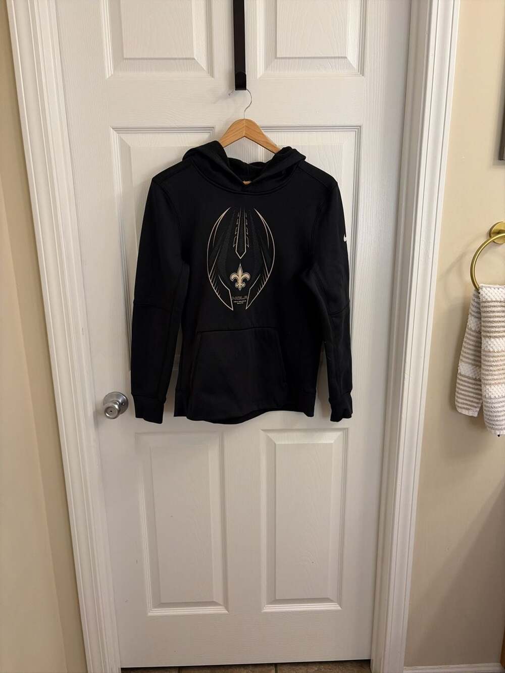 Nike New Orleans Saints NOLA Hoodie Youth Size L 14/16